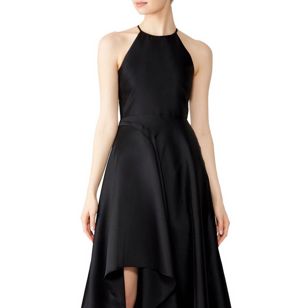 Badgley Mischka Black Sculptural Gown